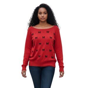 NEW TORRID Pullover Sweater Size 0 Red Cotton